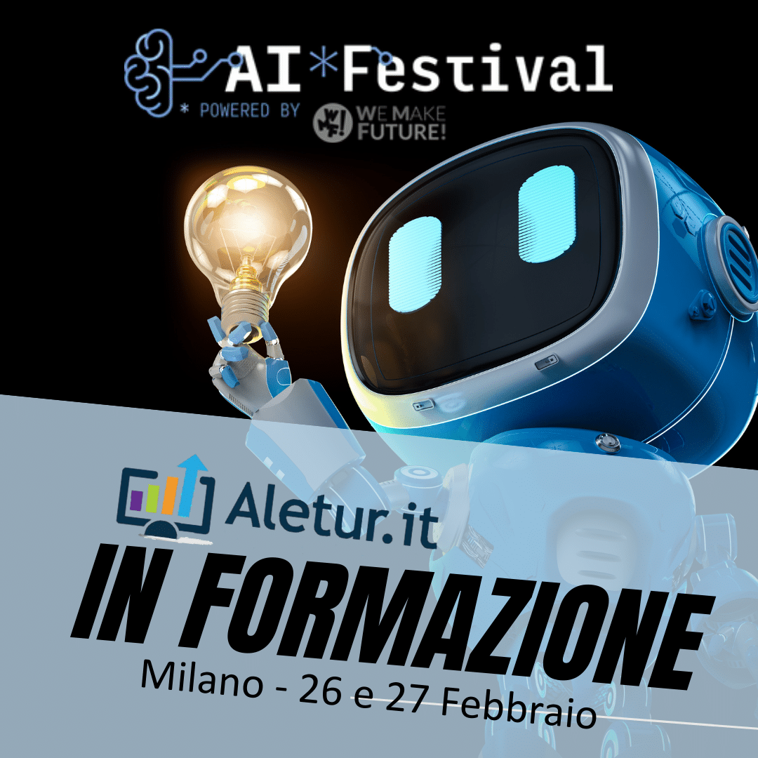 Aletur al Festival dell&rsquo;Intelligenza Artificiale: un&rsquo;occasione di crescita e formazione per il nostro team