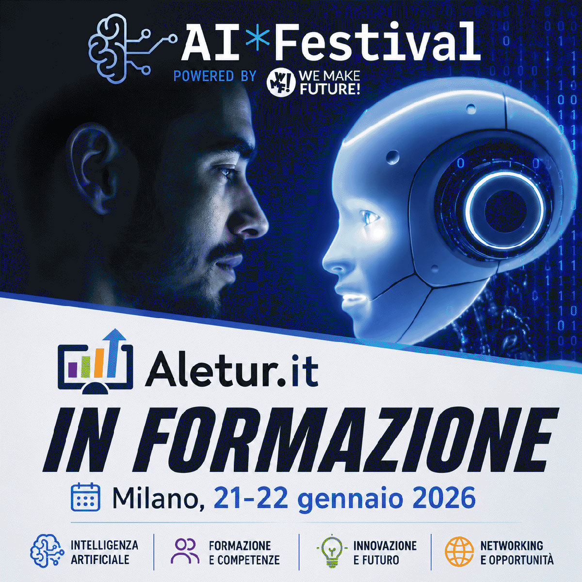 Aletur all&rsquo;AI Festival 2026 di Milano